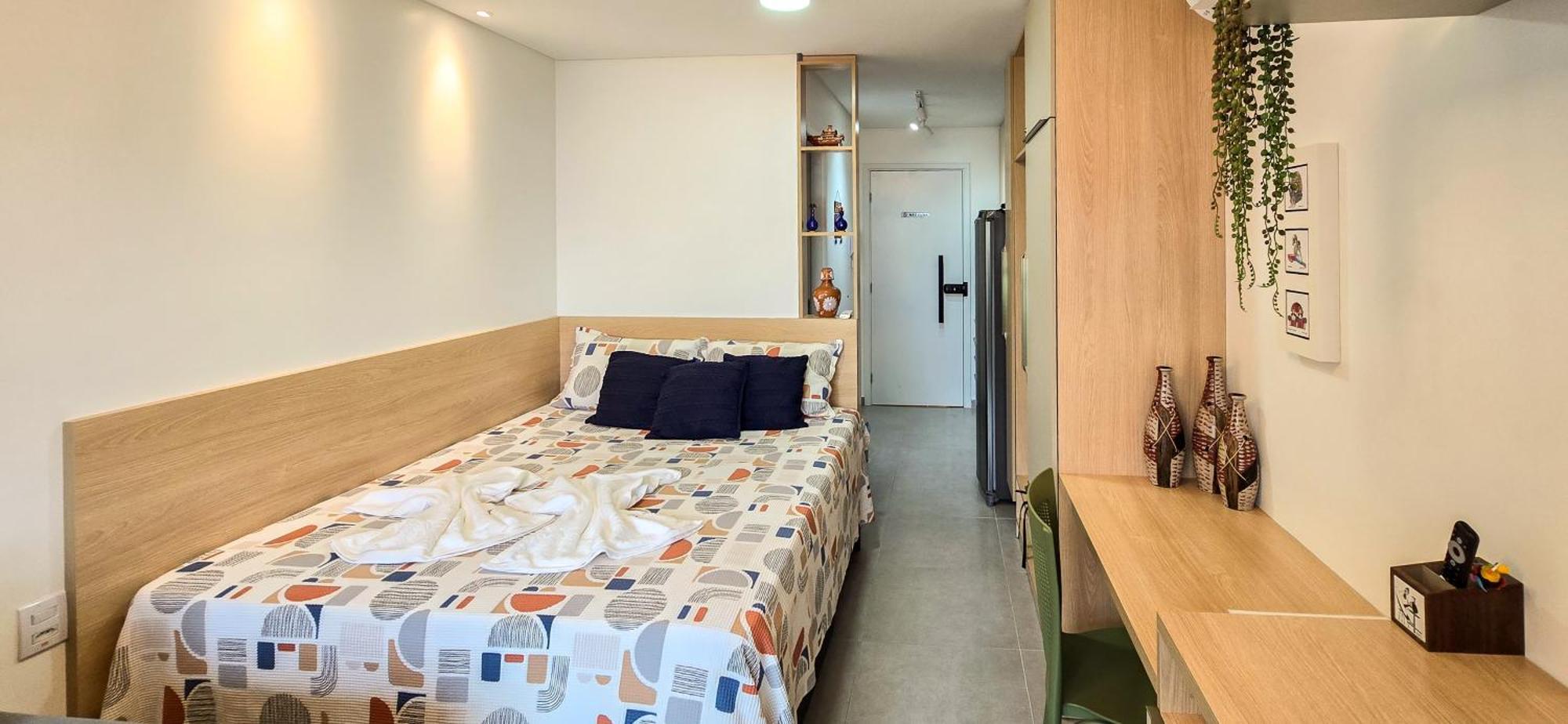 Apartamento Flat 100m Da Praia-piscina E Sauna By Oasis Ferias